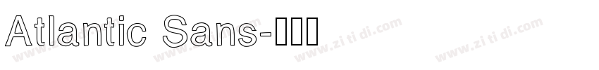 Atlantic Sans字体转换